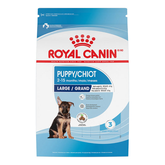 Royal Canin Size Health Nutrition Large Breed Puppy Dog Dry Food 17 Lb