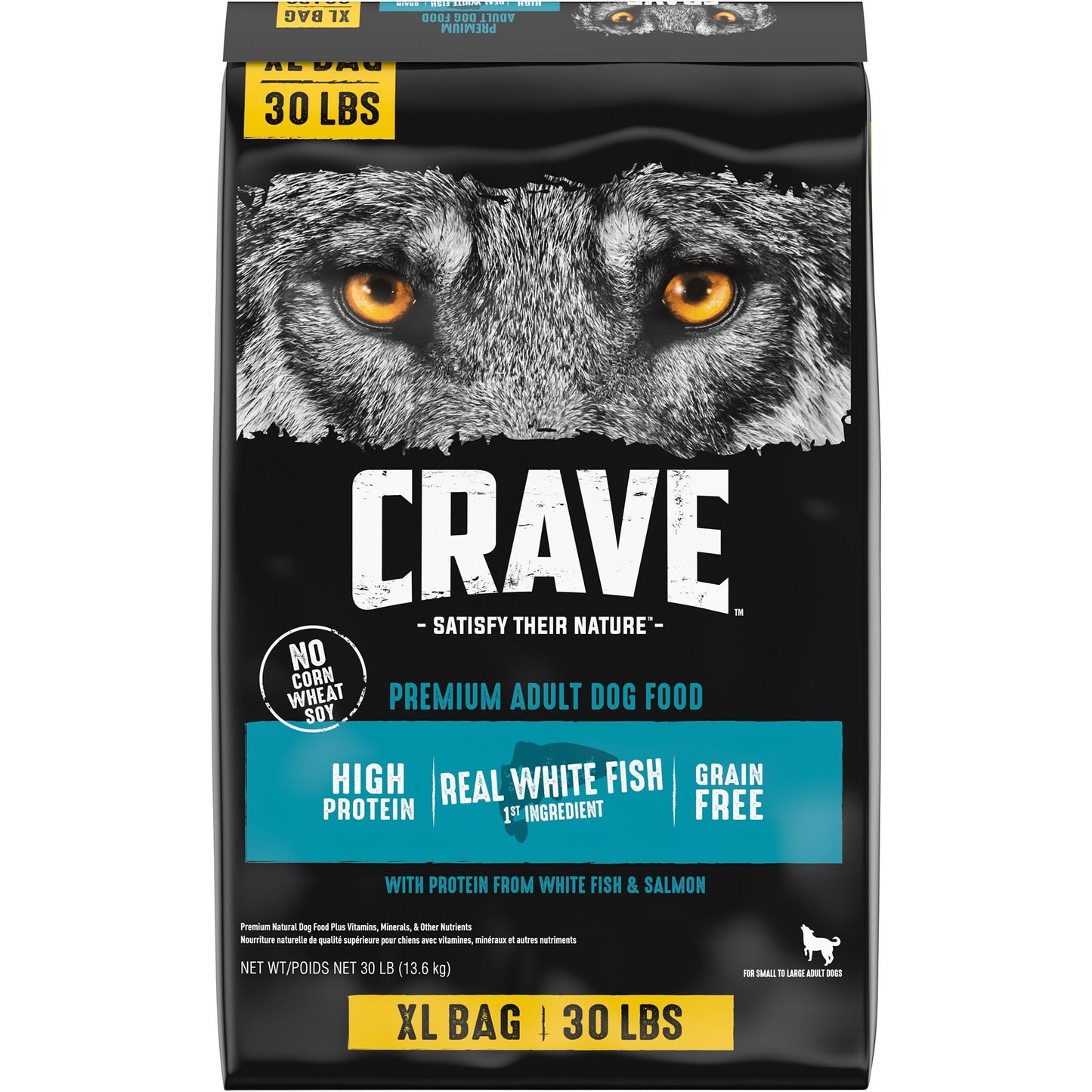 Crave Adult Dry Dog Food - Salmon & Oceanfish
