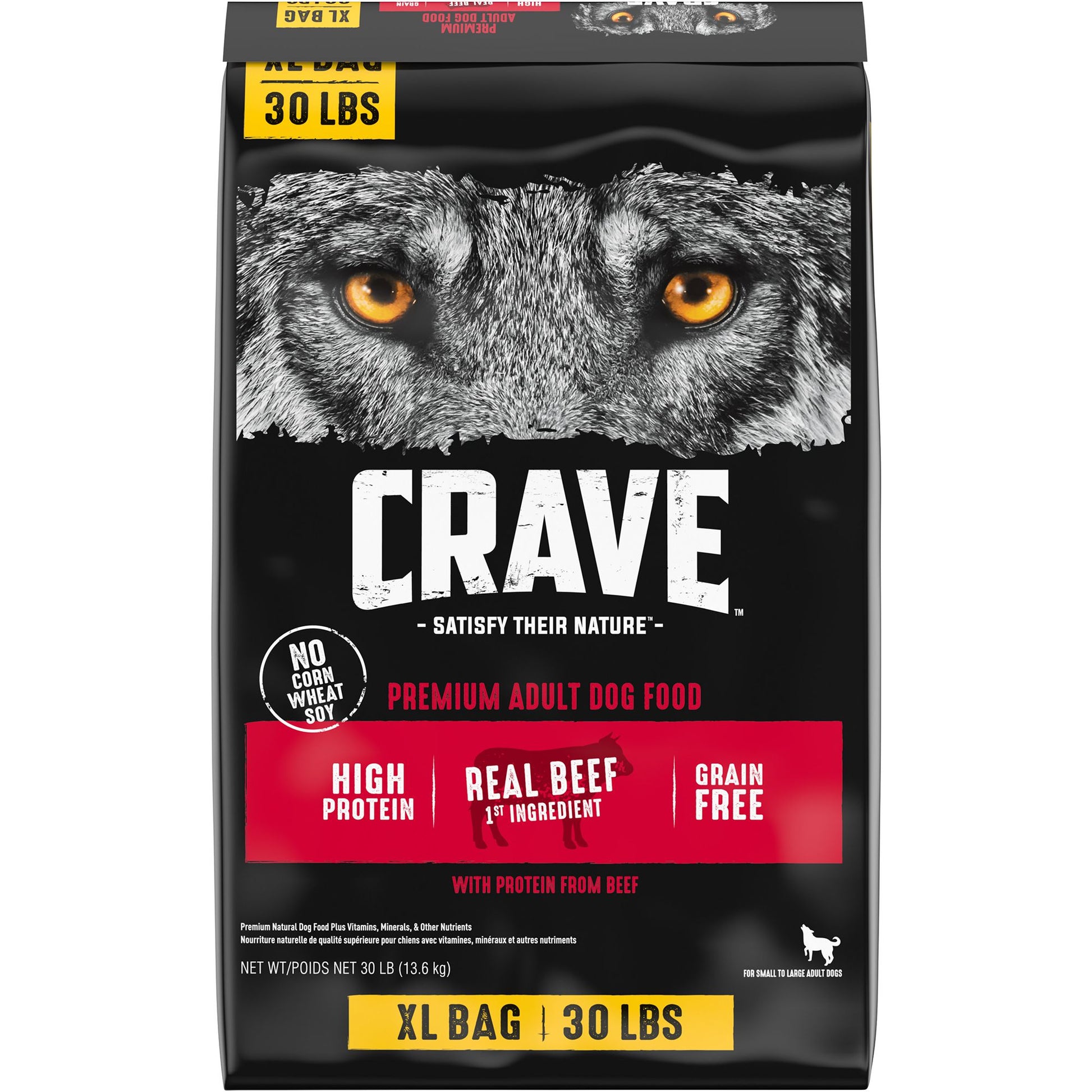 Crave Adult Dry Dog Food - Beef