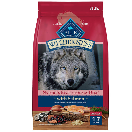 Blue Buffalo Wilderness Nature's Evolutionary Diet Adult Dry Dog Food - Salmon 4.5 Lb
