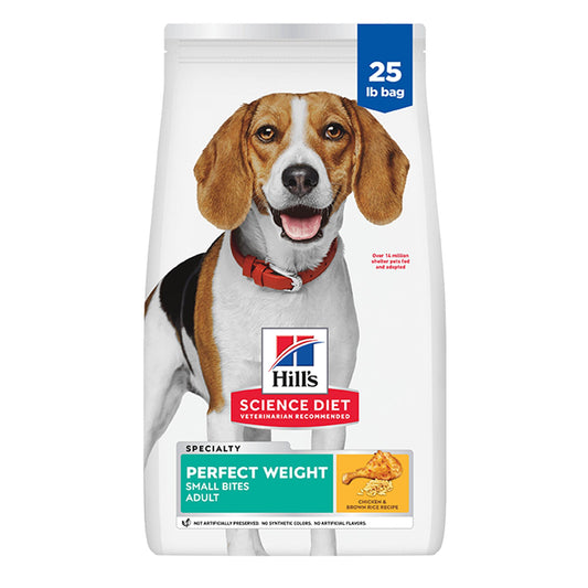 Hill's Science Diet Perfect Weight Small Bites Adult Dry Dog Food - Chicken 4 Lb