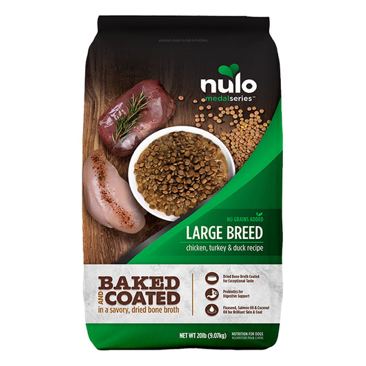 Nulo MedalSeries Baked & Coated Large Breed Adult Dry Dog Food - Chicken, Turkey, & Duck