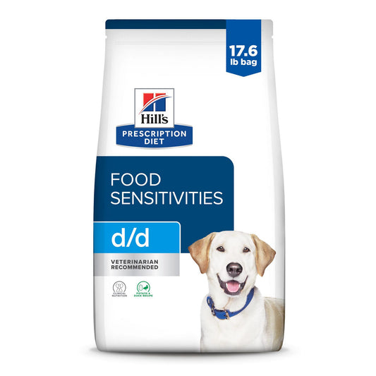 Hill's Prescription Diet d/d Adult Dry Dog Food - Food Sensitivities, Potato & Duck 8 Lb