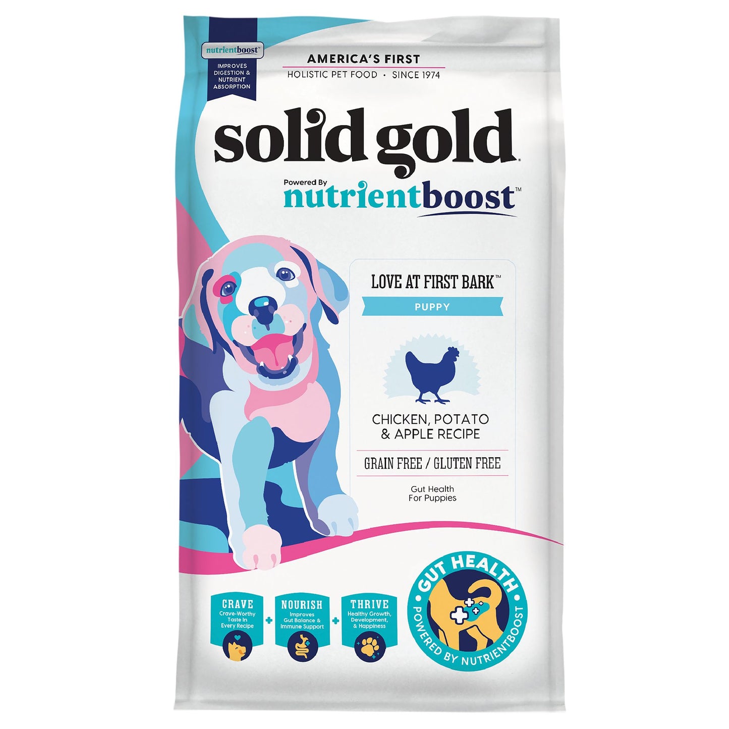 Solid Gold Nutrientboost Love at First Bark All Life Stage Dry Dog Food - Chicken
