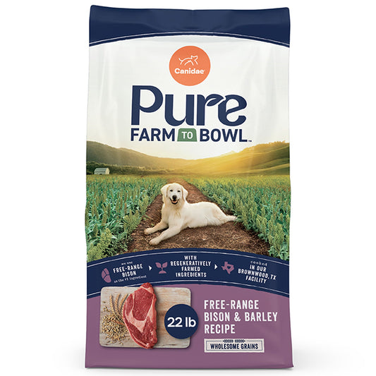 Canidae Pure Adult Dry Dog Food - Bison & Barley