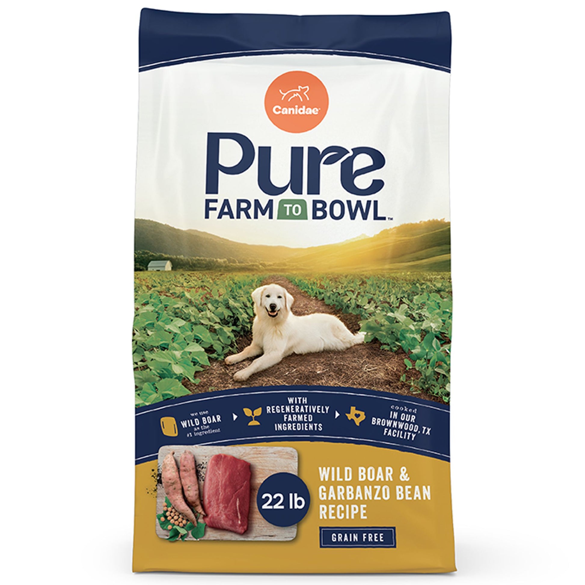 Canidae Pure Adult Dry Dog Food - Wild Boar & Garbanzo Bean