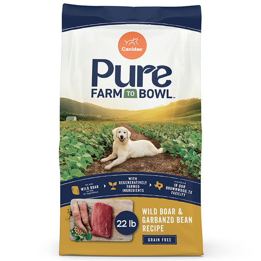 Canidae Pure Adult Dry Dog Food - Wild Boar & Garbanzo Bean