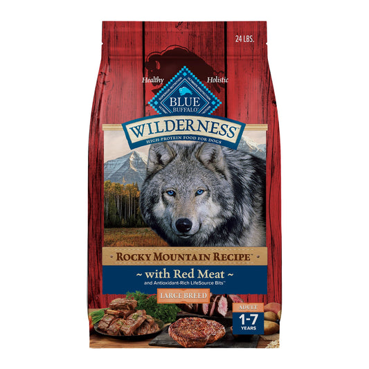BLUE Wilderness Rocky Mountain Recipe Large Breed Adult Dog Dry Food - Beef