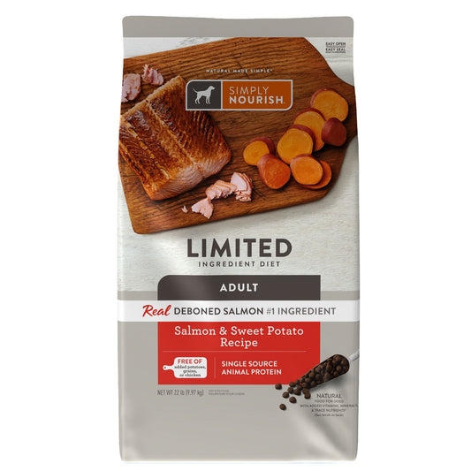 Simply Nourish® Limited Ingredient Diet Adult Dry Dog Food - Salmon & Sweet Potato 11 Lb