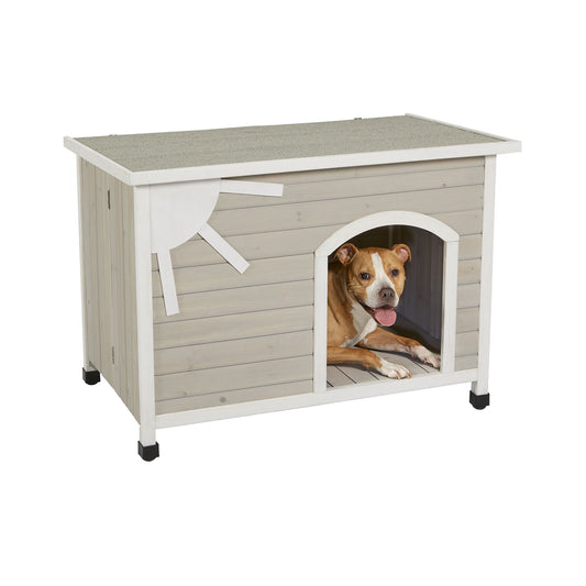 Midwest Eillo Folding Outdoor Wood Dog House 24.8"L x 40.6"W x 28.9"H