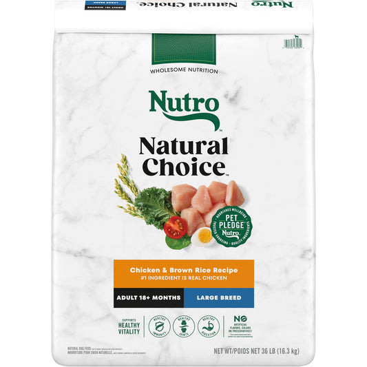 Nutro Natural Choice&trade; Large Breed Adult Dry Dog Food - Chicken & Brown Rice 36 Lb