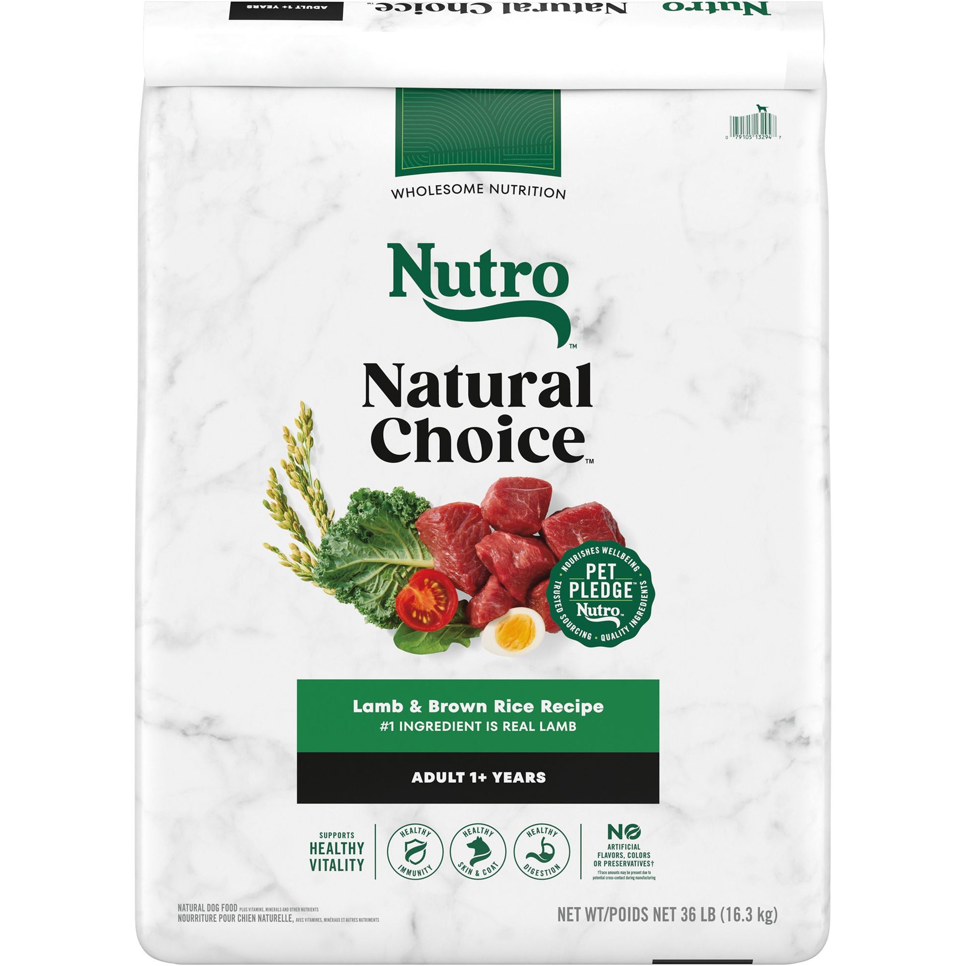 Nutro Natural Choice&trade; Adult Dry Dog Food - Lamb & Brown Rice 20 Lb