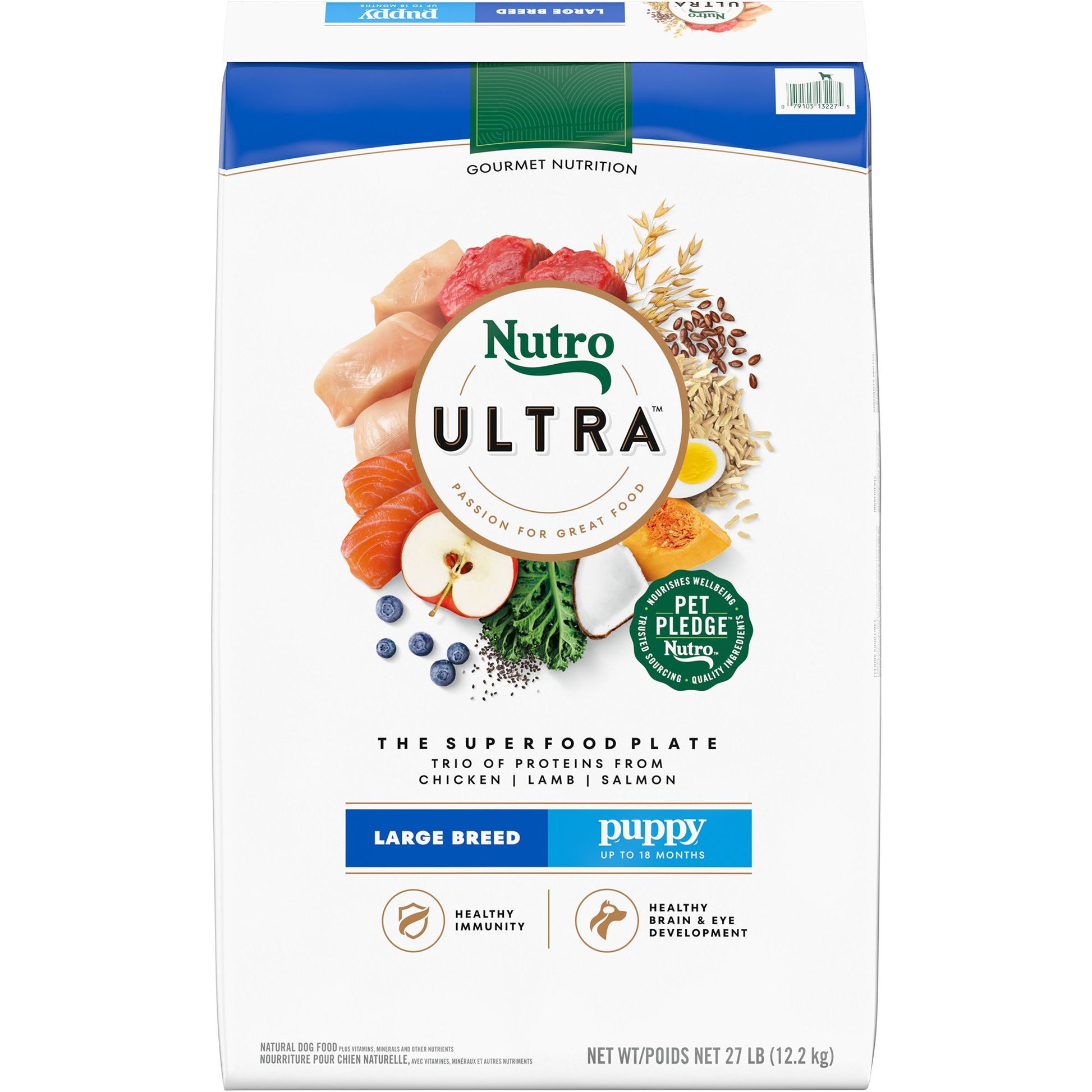 NUTRO ULTRA&trade; Large Breed Puppy Dry Dog Food - Chicken, Lamb, Salmon Chicken, Lamb Meal & Salmon Meal