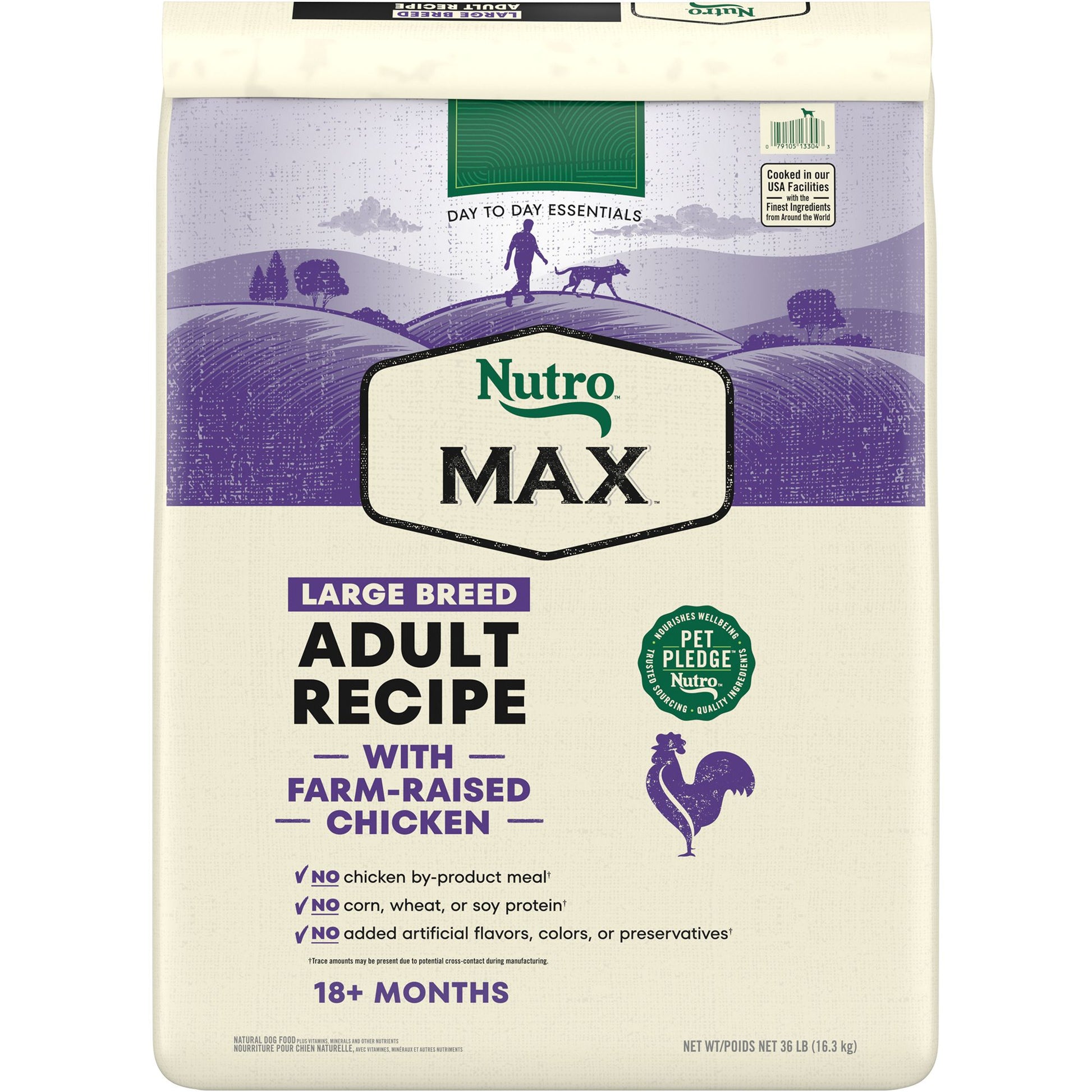 Nutro Max Large Breed Adult Dog Food - 36 Lb