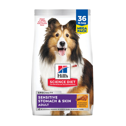 Hill's® Science Diet® Sensitive Stomach & Skin Adult Dry Dog Food - Chicken & Barley 15.5 Lb