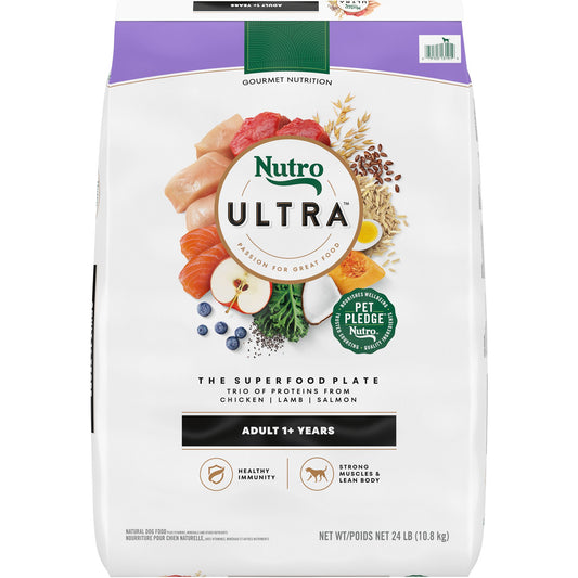 NUTRO ULTRA&trade; Adult Dry Dog Food - Chicken, Lamb, Salmon 24 Lb