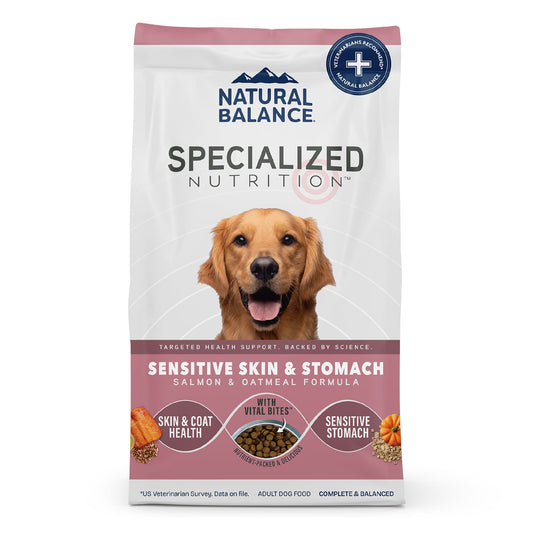 Natural Balance Specialized Nutrition Sensitive Skin & Stomach Adult Dry Dog Food - Salmon & Oatmeal 3.5 Lb