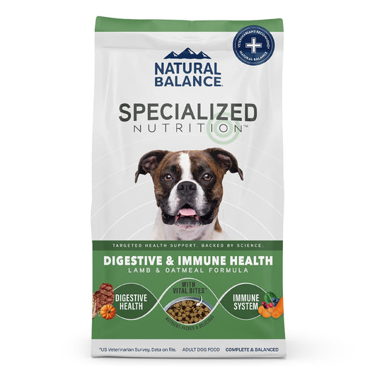 Natural Balance Specialized Nutrition Digestive & Immune Health Adult Dog Dry Food - Lamb & Oatmeal 3.5 Lb