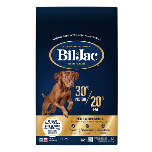 Bil-Jac 30/20 Performance All Life Stages Dry Dog Food - Chicken 6 Lb