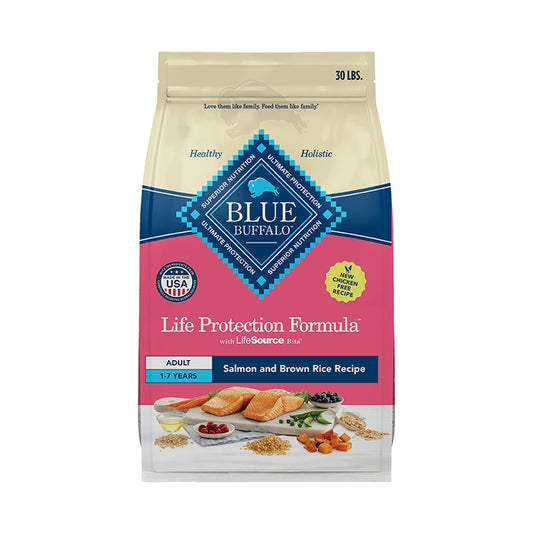 Blue Buffalo Life Protection Formula Adult Dry Dog Food - Salmon & Rice 5 Lb