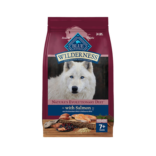 Blue Buffalo Wilderness Nature's Evolutionary Diet Senior Dry Dog Food - Salmon 4.5 Lb
