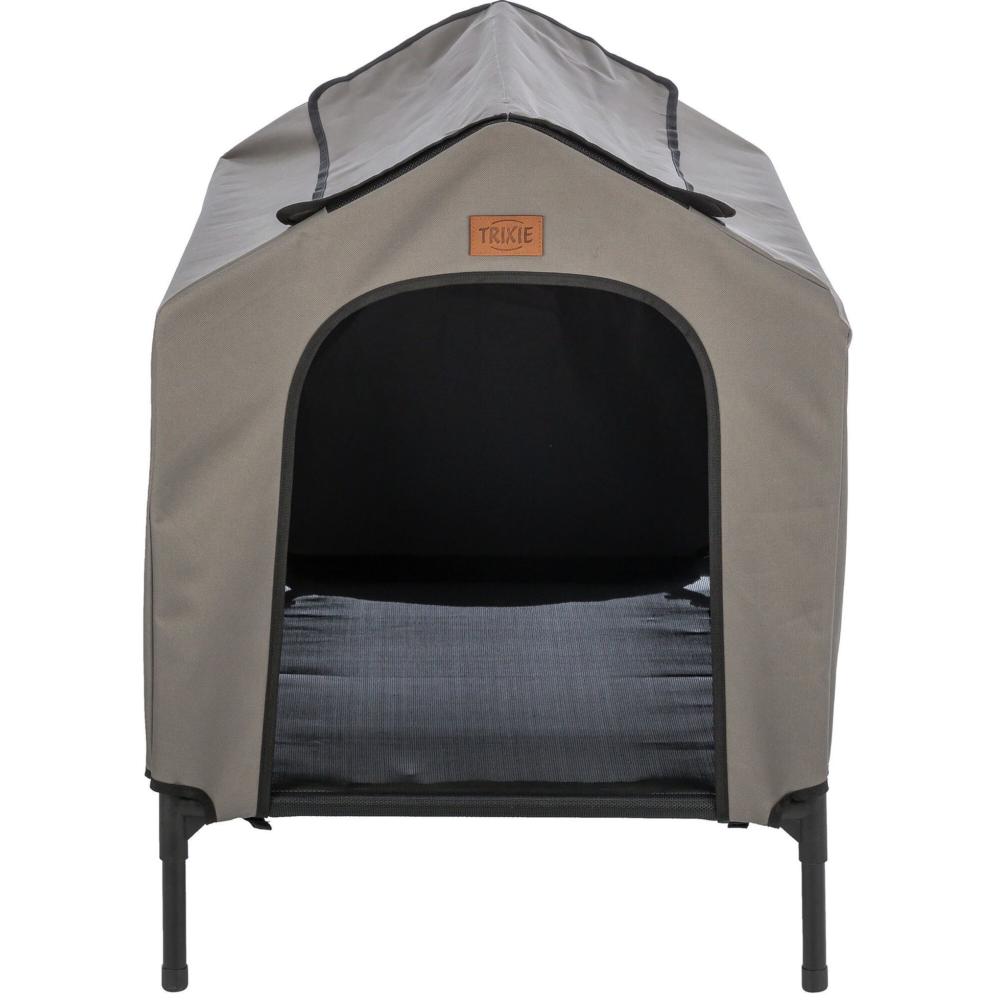 TRIXIE 2-in-1 Elevated Portable Dog House/Cot & Tent for Dogs 39.4"L x 35.4"W x 48.8"H