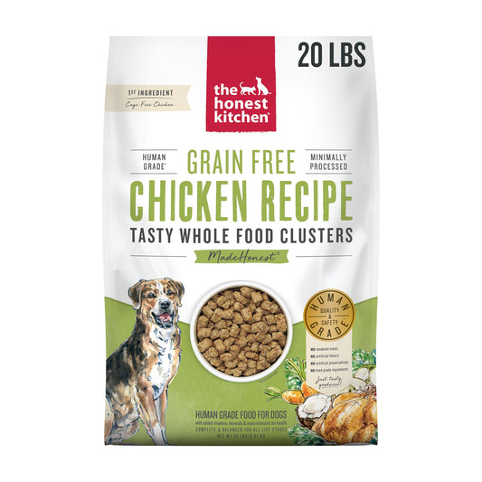 The Honest Kitchen Grain Free Clusters Adult Dog Dry Food - Chicken 1 Lb