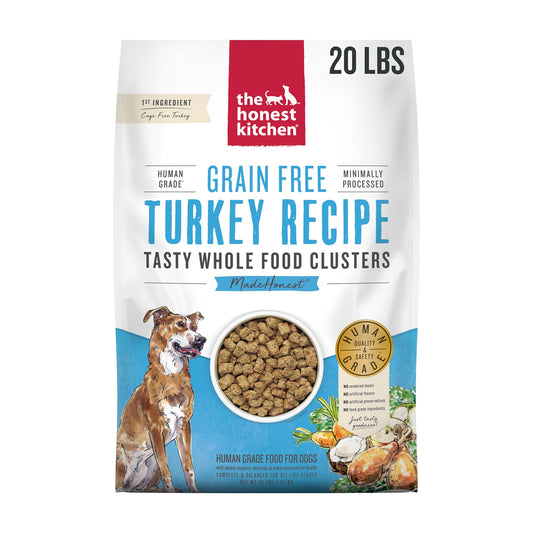 The Honest Kitchen Grain Free Clusters Adult Dog Dry Food - Turkey 1 Lb