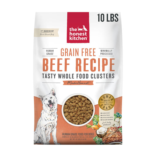 The Honest Kitchen Grain Free Clusters Adult Dog Dry Food - Beef 10 Lb