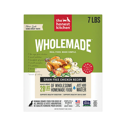 The Honest Kitchen Wholemade Grain Free Adult Dehydrated Dog Food - Chicken 1.5 Oz