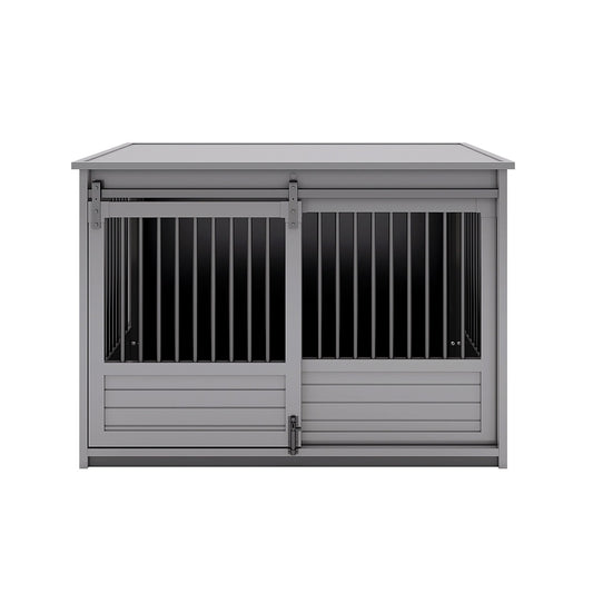 New Age Pet® ECOFLEX® Barn Door End Table Dog Crate X Large