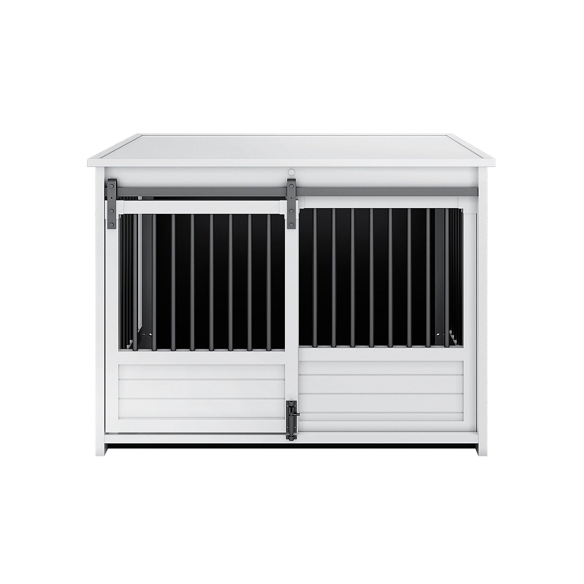 New Age Pet® ECOFLEX® Barn Door End Table Dog Crate Large
