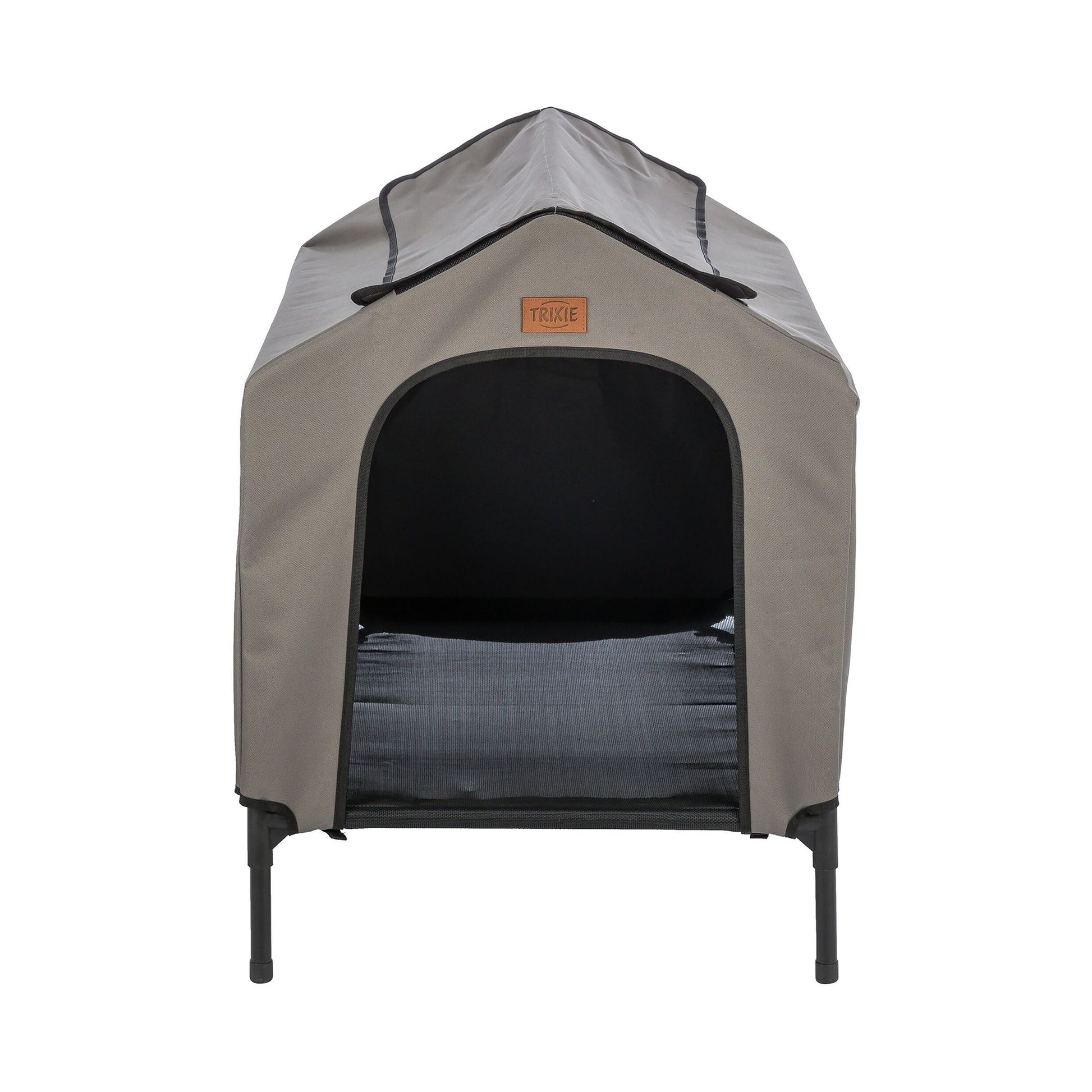 TRIXIE 2-in-1 Elevated Portable Dog House/Cot & Tent for Dogs 30.7"L x 24.4"W x 32.3"H