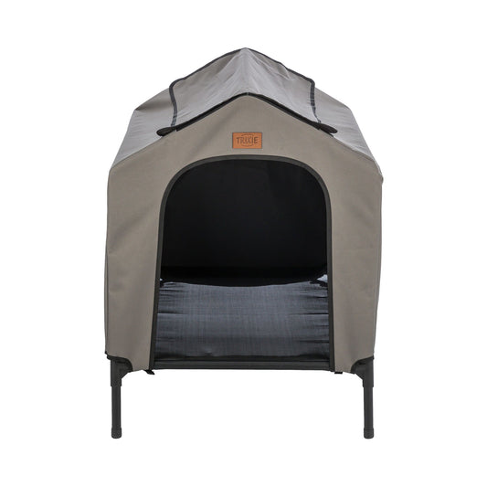 TRIXIE 2-in-1 Elevated Portable Dog House/Cot & Tent for Dogs 30.7"L x 24.4"W x 32.3"H
