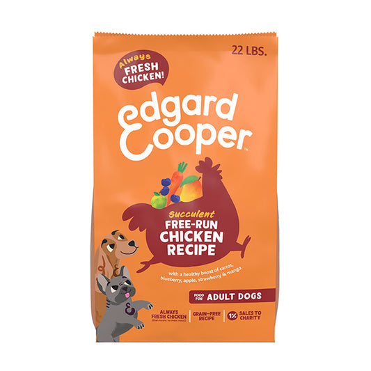 Edgard & Cooper Succulent Free-Run Chicken Adult Dry Dog Food - Grain Free 1.5 Lb