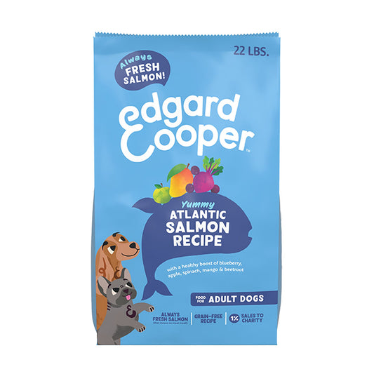 Edgard & Cooper Yummy Norwegian Salmon Adult Dry Dog Food - Grain Free 1.5 Lb