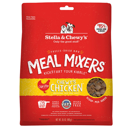 Stella & Chewy's Freeze-Dried Raw Meal Mixers All Life Stages Dog Food Topper - Chewy's Chicken 1 Oz