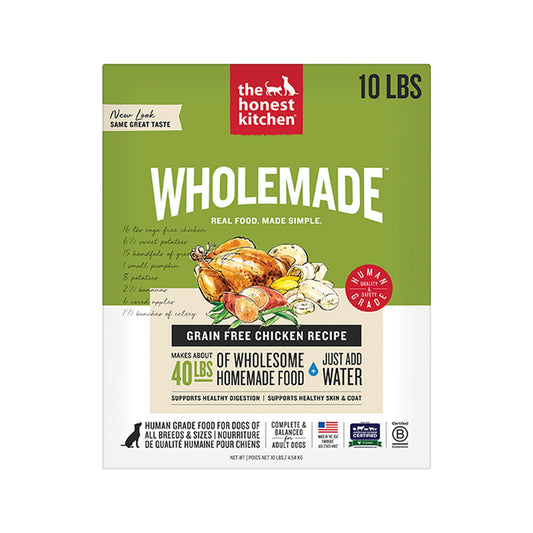 The Honest Kitchen Wholemade Grain Free Adult Dehydrated Dog Food - Chicken 2 Lb