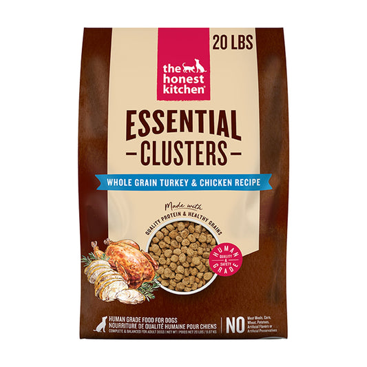 The Honest Kitchen Essential Clusters Adult Dry Dog Food - Turkey & Chicken 5 Lb