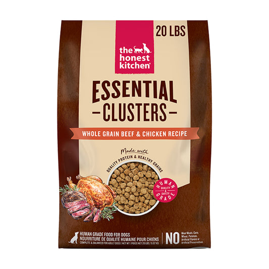 The Honest Kitchen Essential Clusters Adult Dry Dog Food - Beef & Chicken 5 Lb