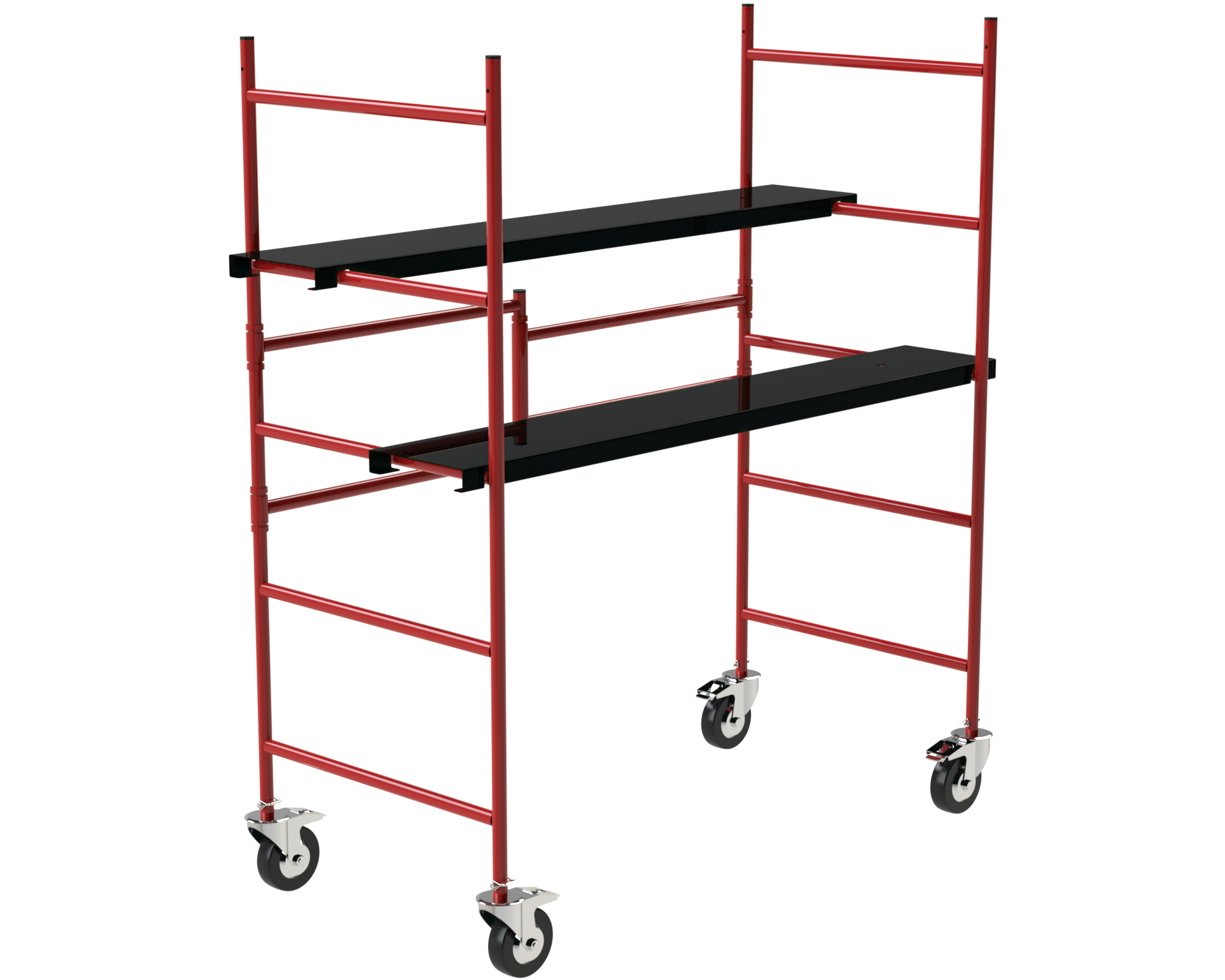 Build Frames Steel 5.12-ft H x 3.65-ft L Adjustable Rolling Scaffold 900-lb MPMFS5+BFL