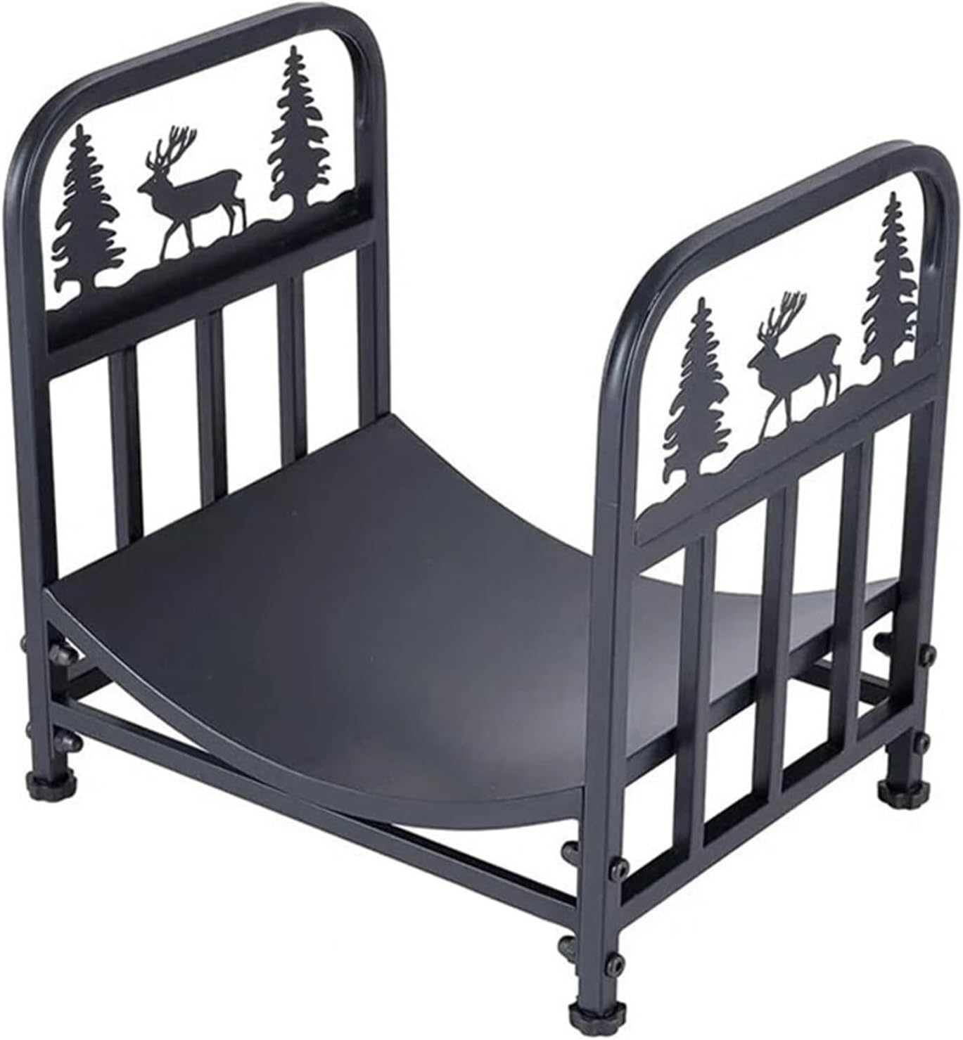 Firewood Rack with Bottom Board, Log Storage Rack for Woodshed Back Porch Patio Storage Rack