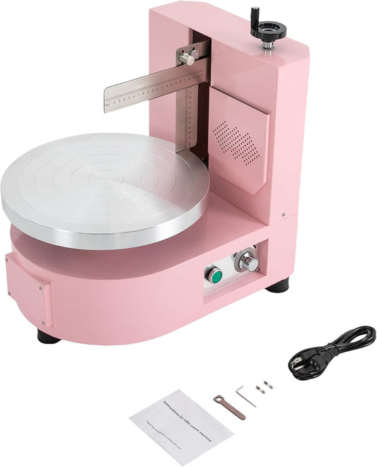 Cake Decorating Coating Machine,Electric Cake Turntable Frosting Machine w/Graduated Scraper & 11 Adjustable Speeds for 4-16inch Cakes
