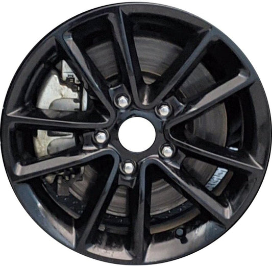 New 17x6.5" 17 Inch Replacement Gloss Black Alloy Wheel Rim fits Dodge Grand Caravan 2019 2020