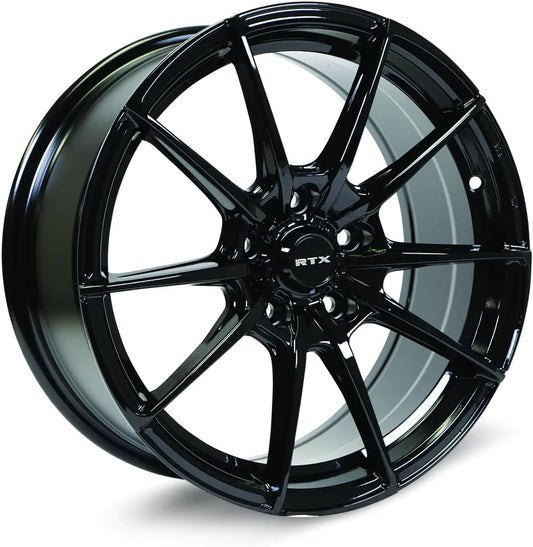 RTX SL01 Custom Wheel - 17x7.5, 40 Offset, 5x114.3 Bolt Pattern, 73.1mm Hub - Gloss Black Rim