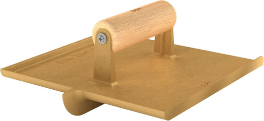 Bon 12-790 8-Inch by 8-Inch Bronze Walking Hand Concrete Groover, 3/4-Inch Bit Depth by 1/4-Inch Bit Width, Wood Handle