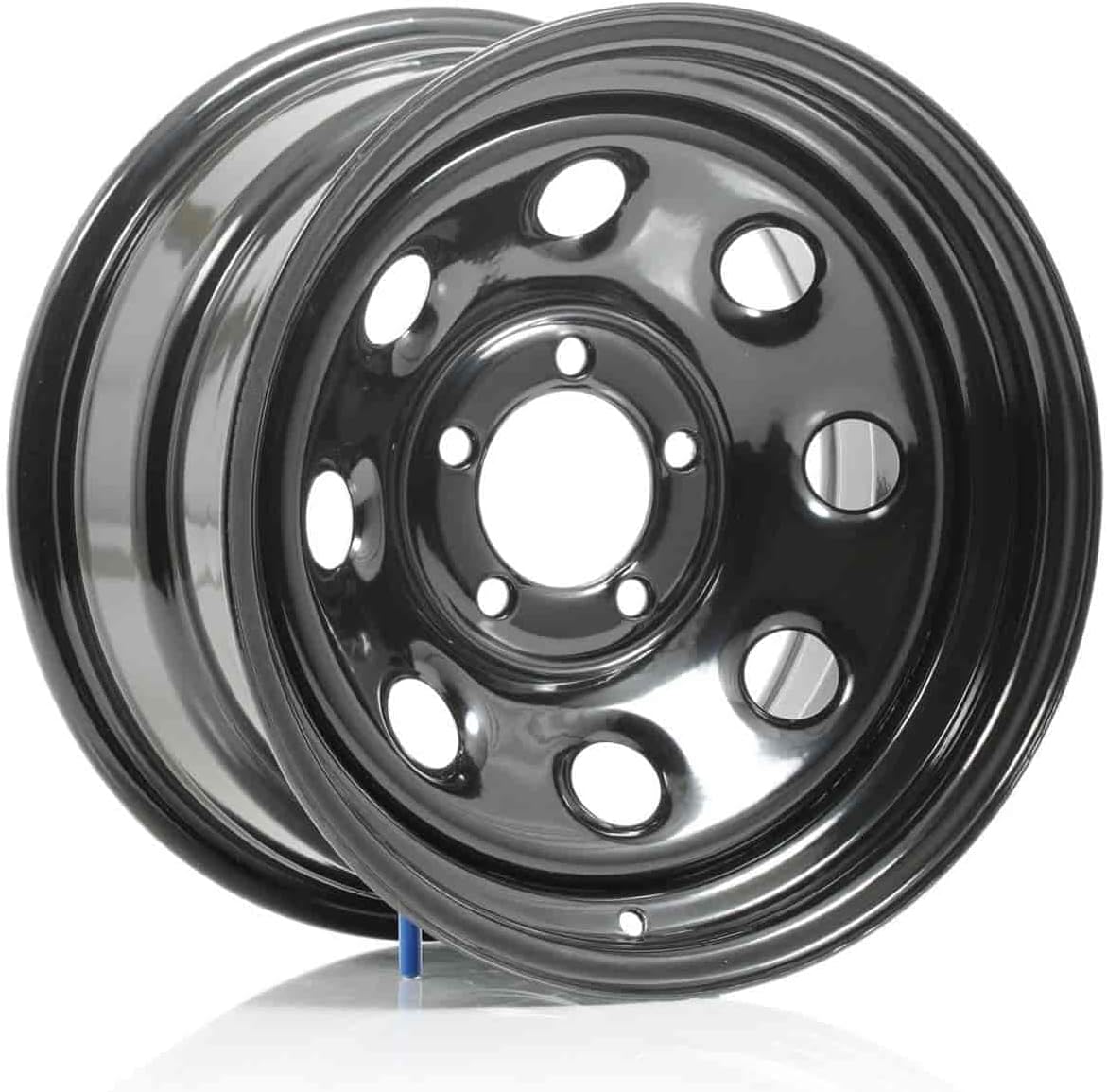 Cragar 397 15x8 Black Wheel / Rim 5x4.5 with a 6mm Offset and a 83.82 Hub Bore. Partnumber 3975812P