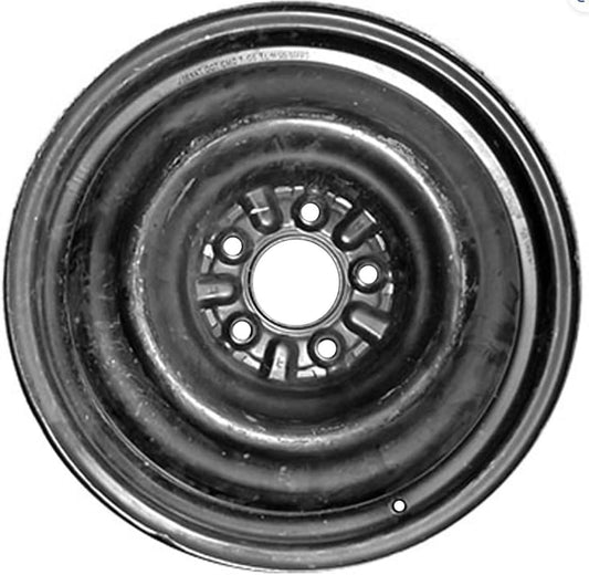 16x4" Reconditioned OEM Compact Mini Donut Spare Black Steel Wheel Rim for 2006-2017 Hyundai Sonata For 2006-2011 Hyundai Azera | 70726