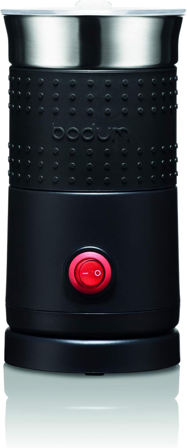 BODUM 11902-01EURO BISTRO Electric Heated Milk Frother 500 W, Black