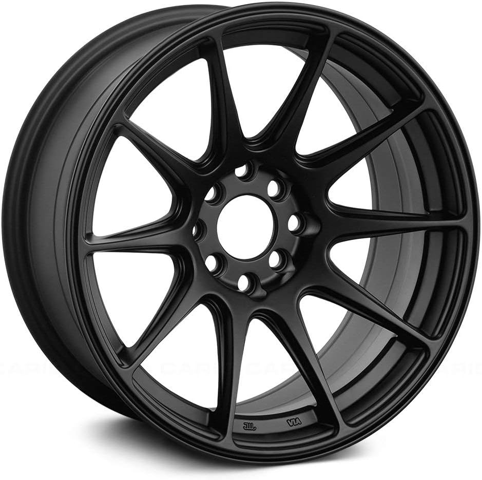XXR 527 Flat Black Wheel with Painted (16 x 8. inches /4 x 100 mm, 20 mm Offset)